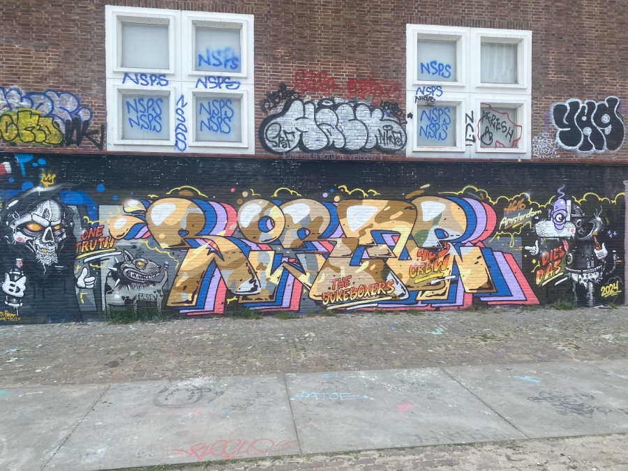 birne, one truth, ndsm, graffiti, amsterdam